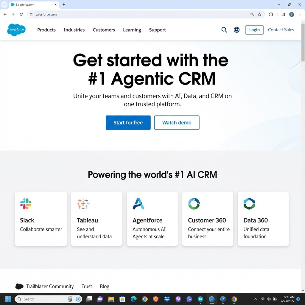 Salesforce Einstein Conversation Insights dashboard showing AI-powered call analytics integrated with CRM
