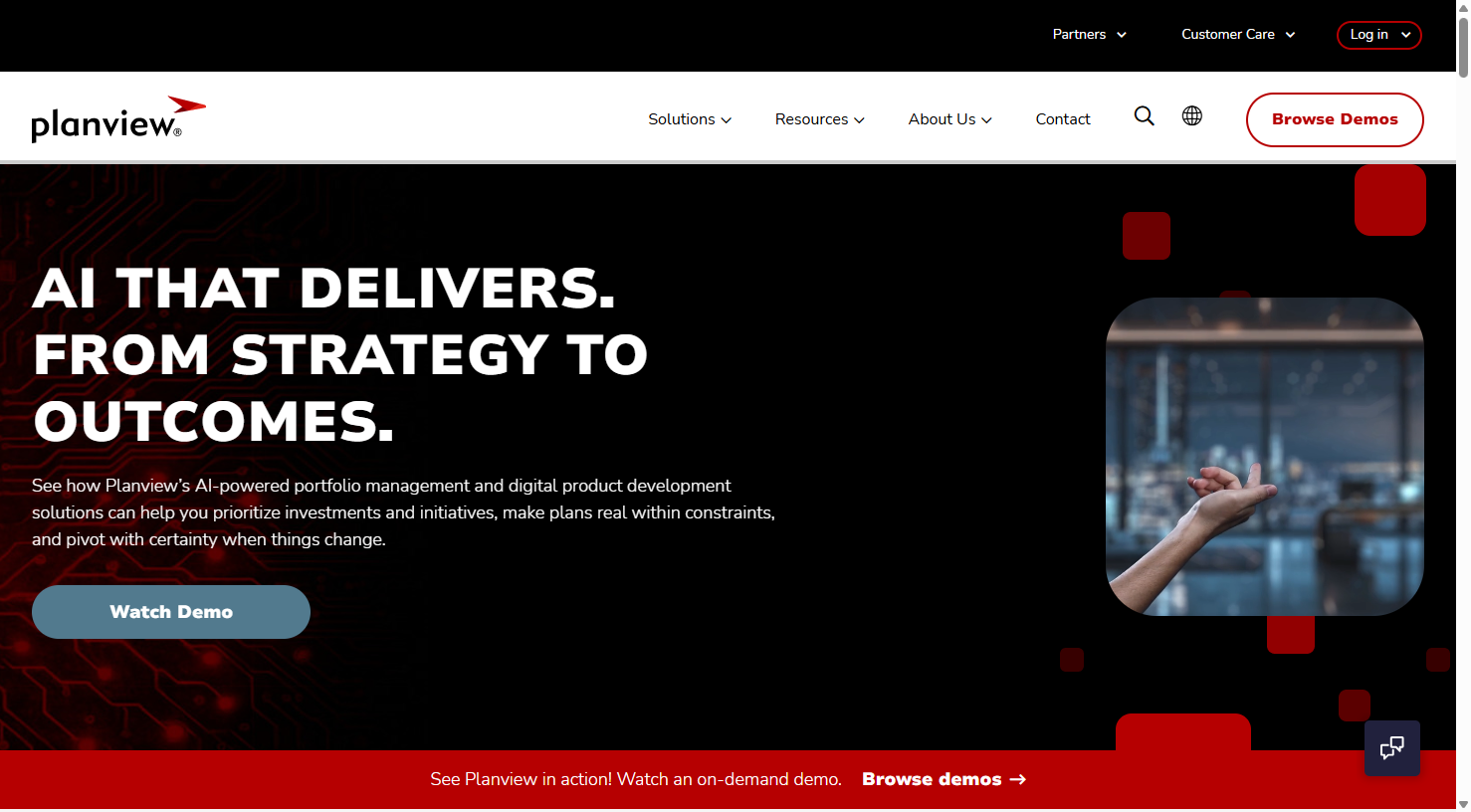 Planview enterprise strategic portfolio management platform