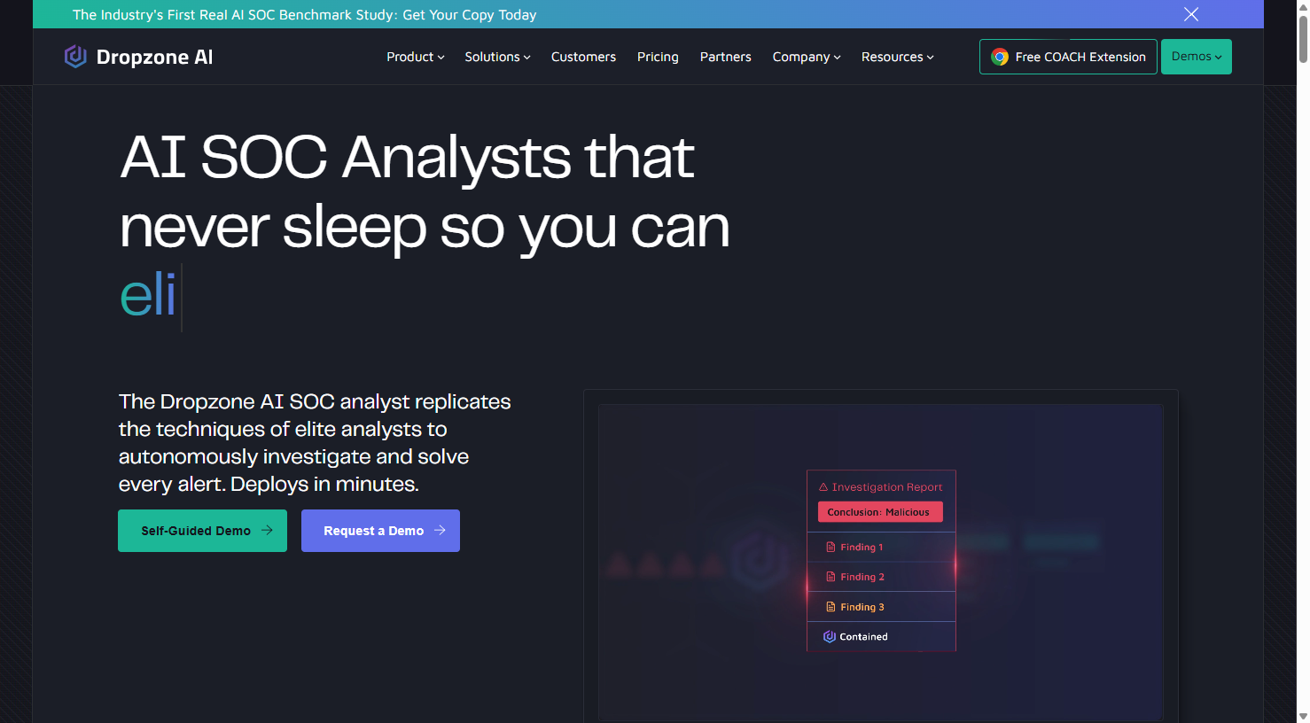 Dropzone AI - AI SOC Analysts that never sleep